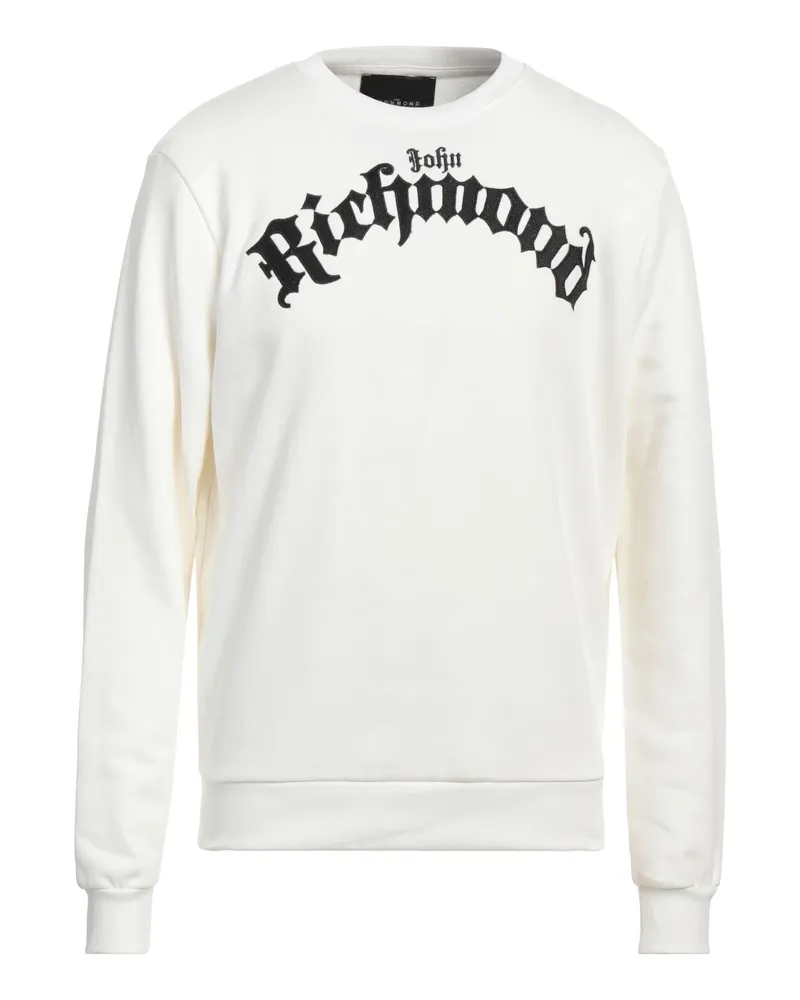 John Richmond Sweatshirt Cremeweiß