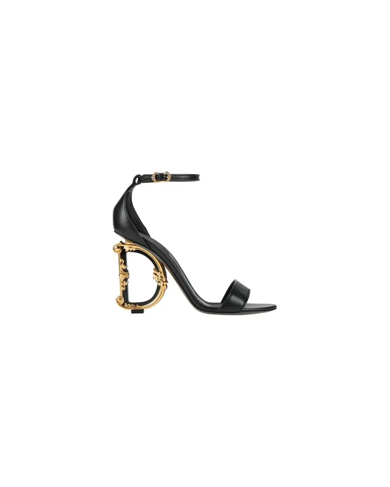 Dolce & Gabbana SCHUHE - Sandalenauf YOOX.COM Schwarz
