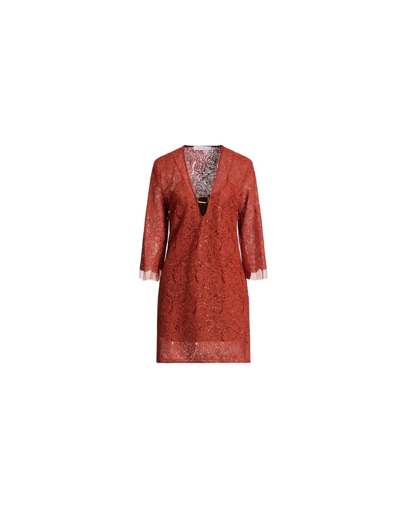 Simona Corsellini KLEIDER - Mini-Kleiderauf YOOX.COM Orange