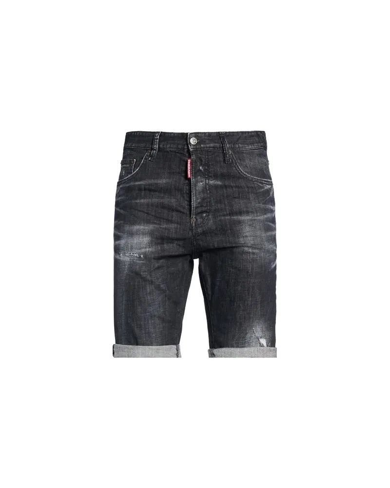 Dsquared2 HOSEN & RÖCKE - Jeansshortsauf YOOX.COM Schwarz