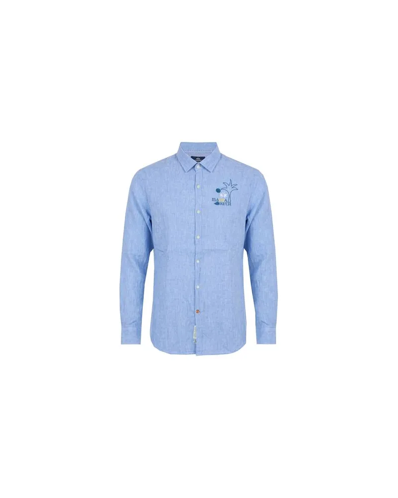 La Martina TOPS - Hemdenauf YOOX.COM Blau