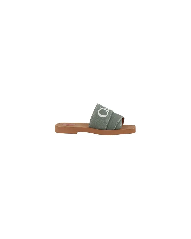Chloé SCHUHE - Sandalenauf YOOX.COM Salbeigrün