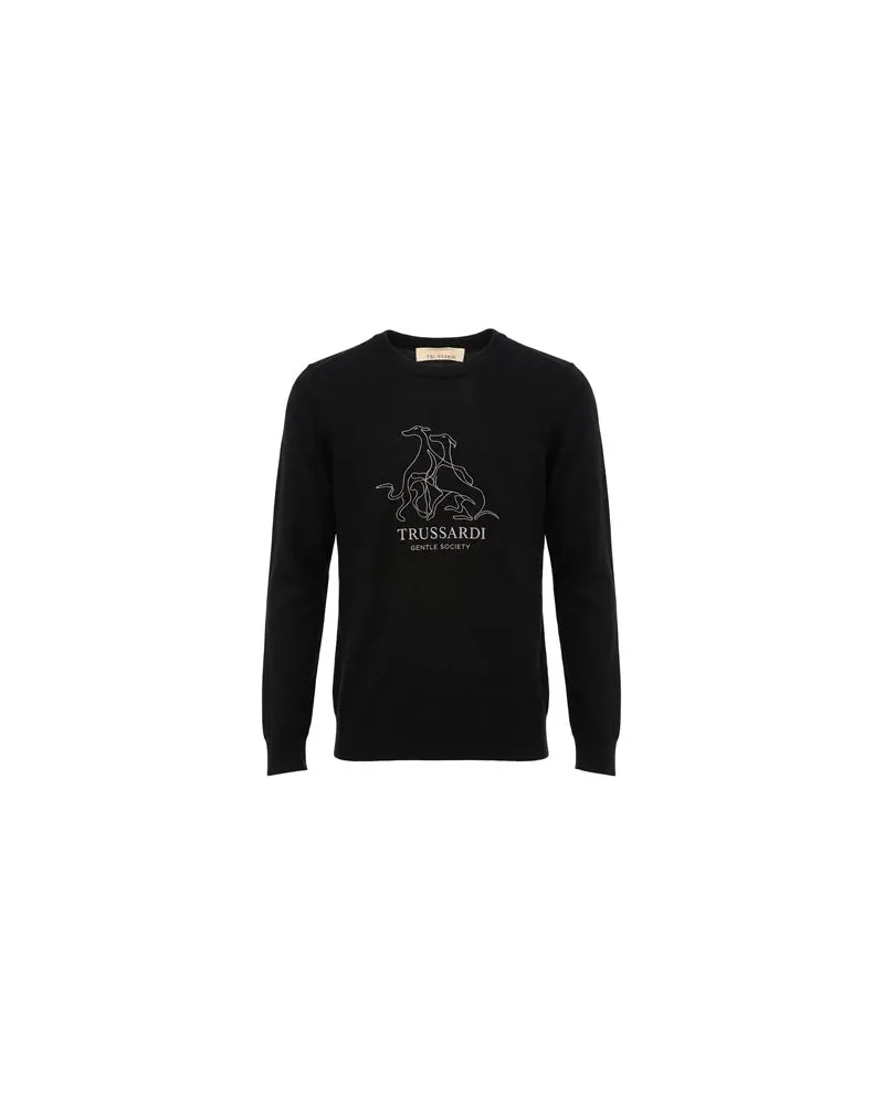 Trussardi STRICKWAREN - Pulloverauf YOOX.COM Schwarz