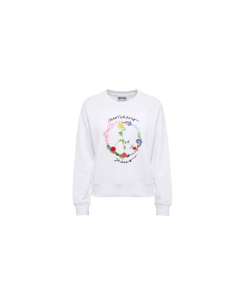 Moschino TOPS - Sweatshirtsauf YOOX.COM Weiß