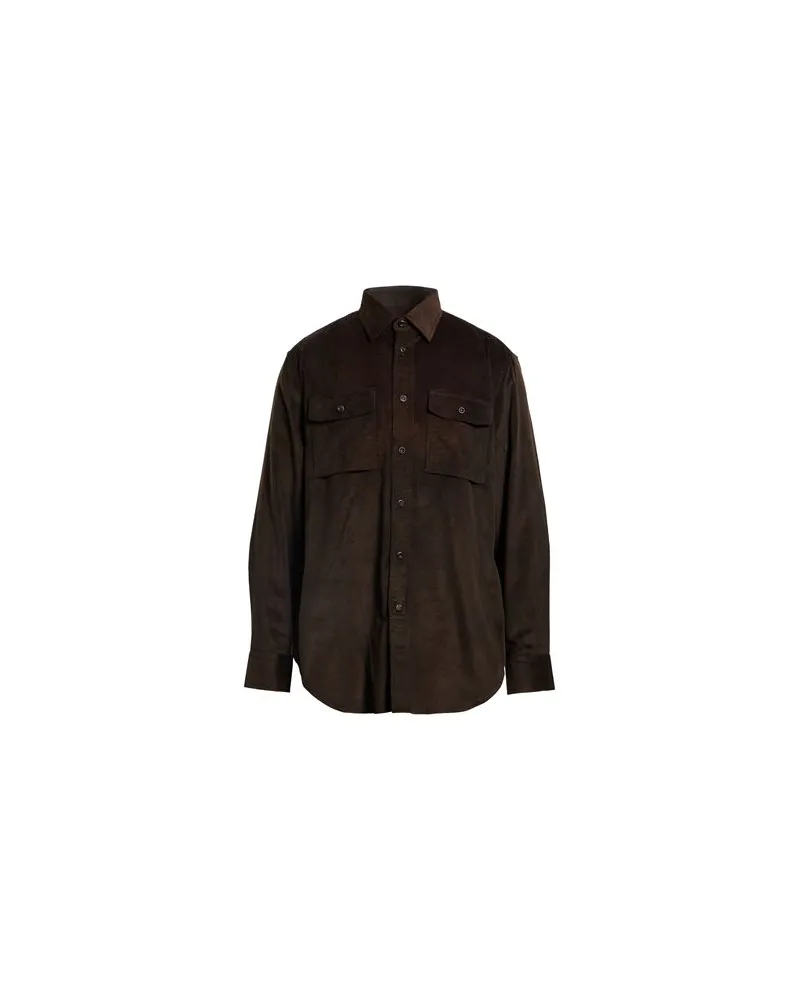 Brioni TOPS - Hemdenauf YOOX.COM Dunkelbraun