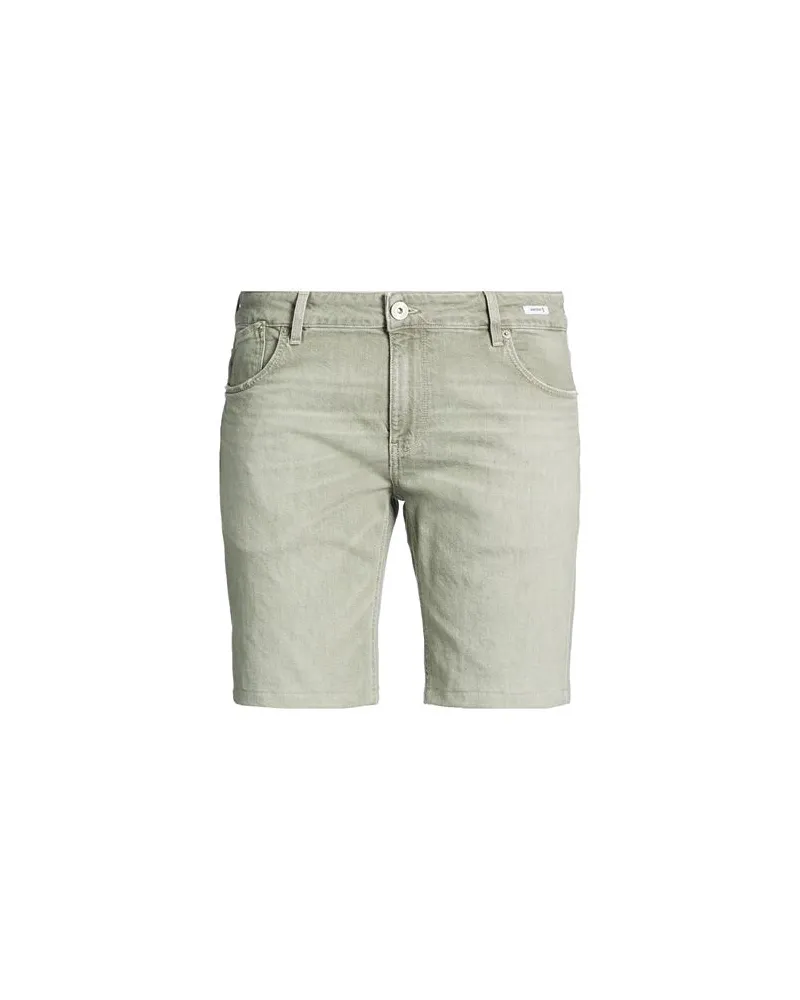 UNIFORM HOSEN & RÖCKE - Jeansshortsauf YOOX.COM Salbeigrün