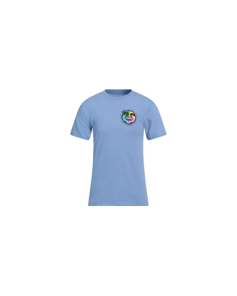 Obey TOPS - T-shirtsauf YOOX.COM Hellblau