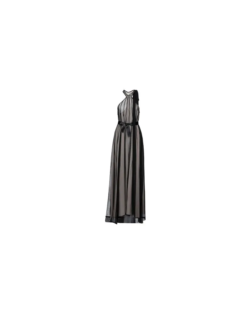 Anna Molinari KLEIDER - Maxi-Kleiderauf YOOX.COM Schwarz