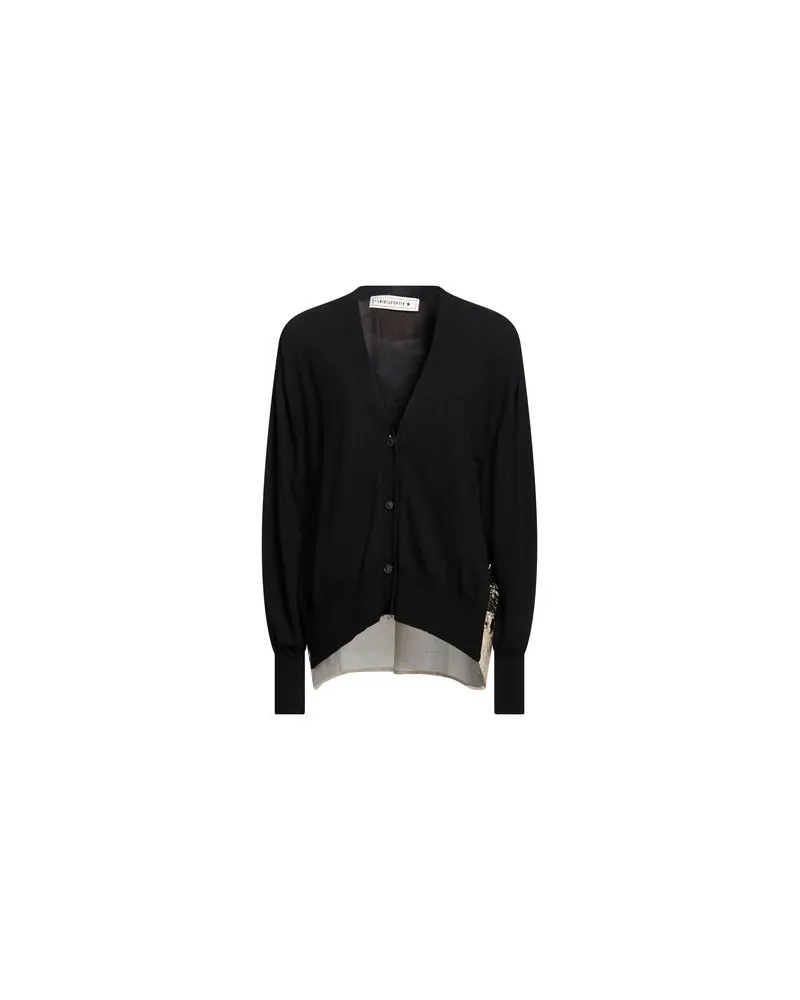 SHIRTAPORTER STRICKWAREN - Strickjackenauf YOOX.COM Schwarz