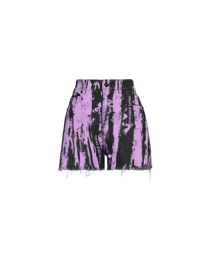Versace Jeans HOSEN & RÖCKE - Jeansshortsauf YOOX.COM Violett