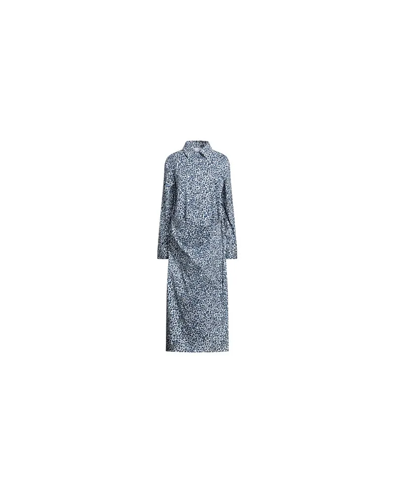 Weili Zheng KLEIDER - Midi-Kleiderauf YOOX.COM Azurblau