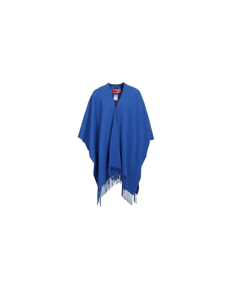 Elisabetta Franchi JACKEN & MÄNTEL - Capesauf YOOX.COM Königsblau
