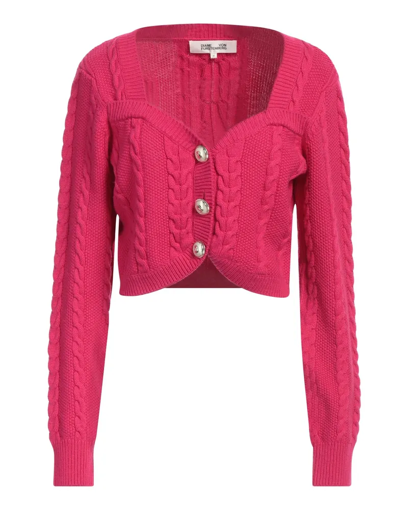 Diane von Furstenberg Wickelpullover Fuchsia