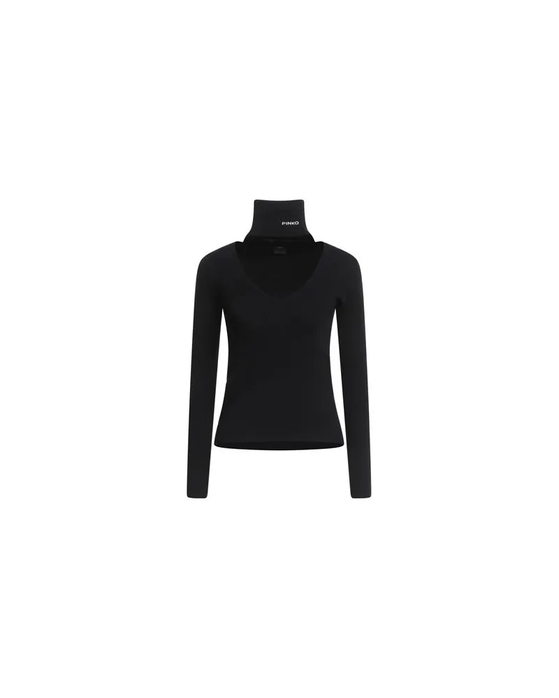 Pinko STRICKWAREN - Rollkragenpulloverauf YOOX.COM Schwarz