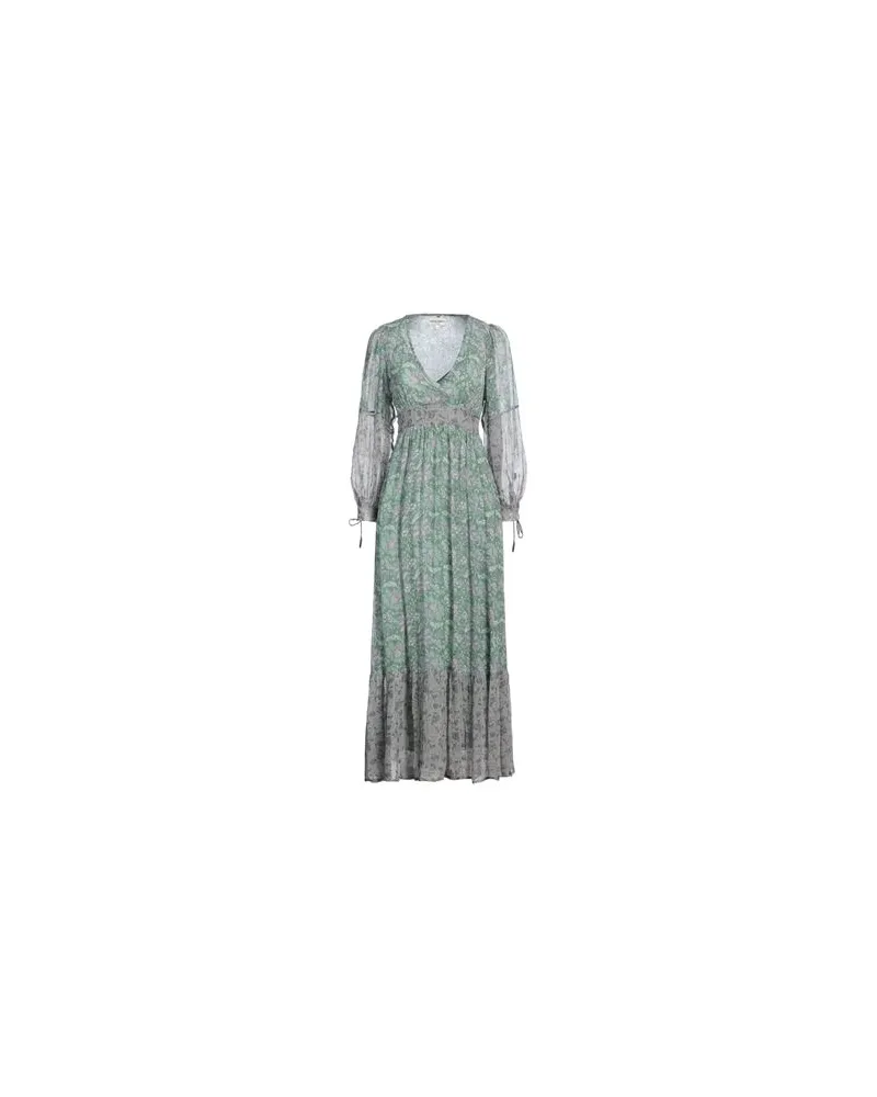 Antik Batik KLEIDER - Maxi-Kleiderauf YOOX.COM Salbeigrün