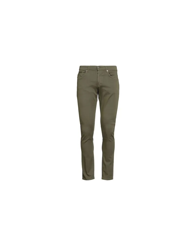 Dondup HOSEN & RÖCKE - Hosenauf YOOX.COM Militärgrün