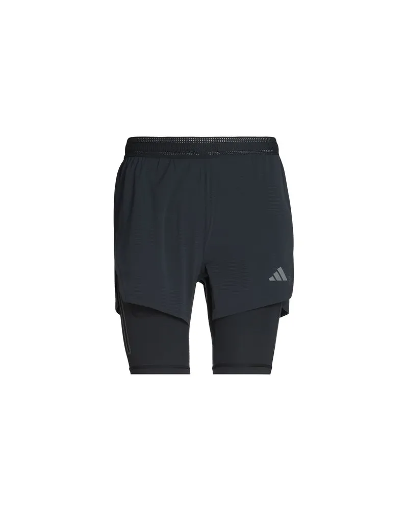 adidas HIIT EL 2N1 SHO  - HOSEN & RÖCKE - Shorts & Bermudashortsauf YOOX.COM Schwarz