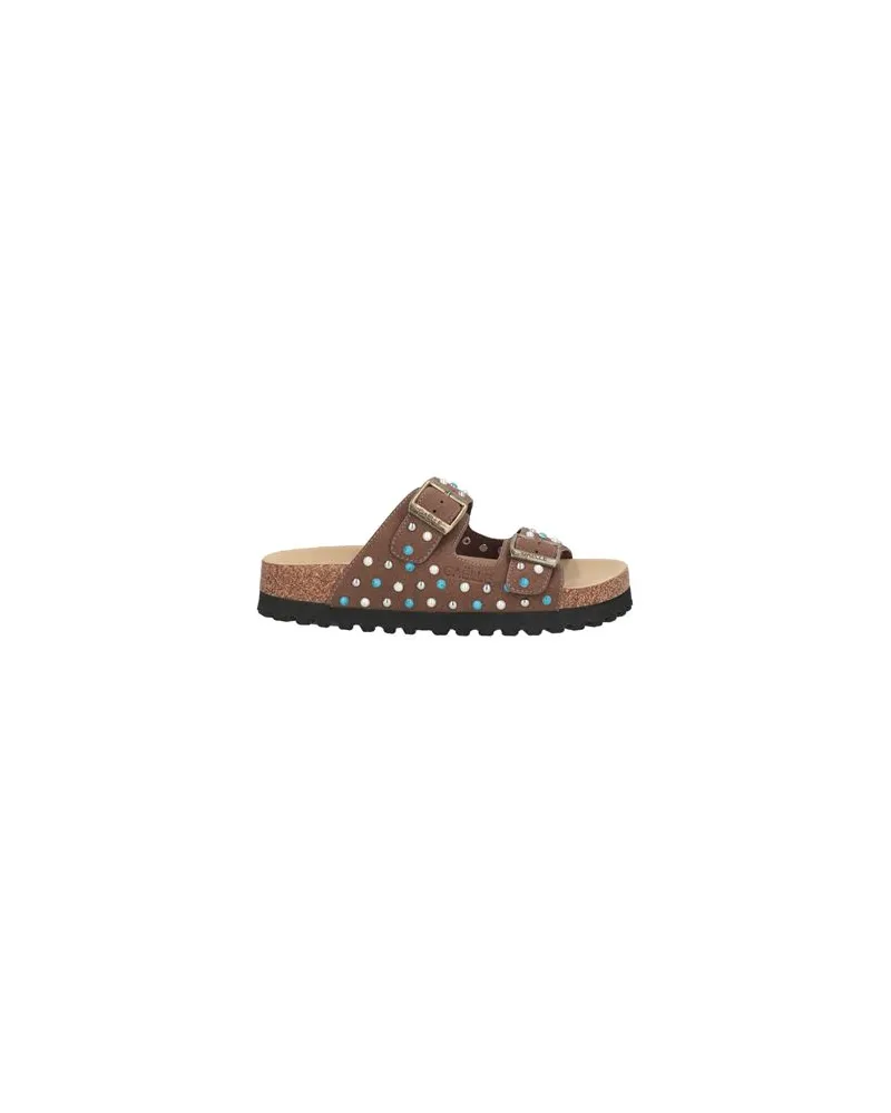 Gaëlle Bonheur SCHUHE - Sandalenauf YOOX.COM Dunkelbraun