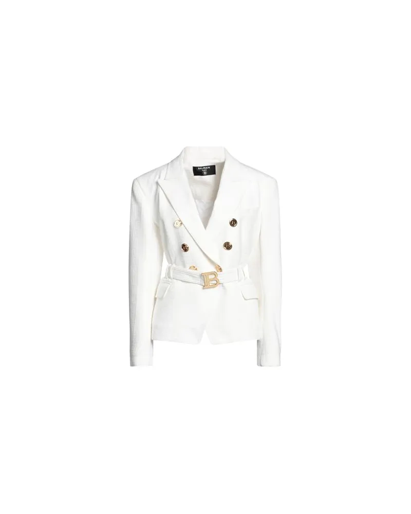 Balmain ANZÜGE und CO-ORDS - Blazersauf YOOX.COM Weiß