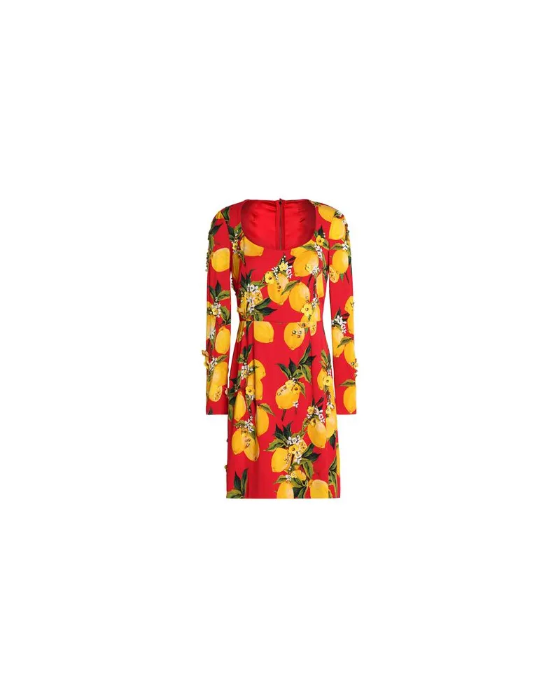 Dolce & Gabbana KLEIDER - Mini-Kleiderauf YOOX.COM Rot