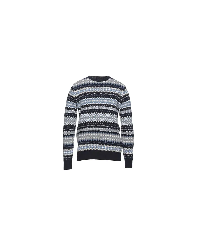 Barbour Case Fairisle Crew  - STRICKWAREN - Pulloverauf YOOX.COM Nachtblau