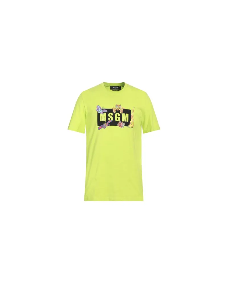 MSGM TOPS - T-shirtsauf YOOX.COM Limettengrün