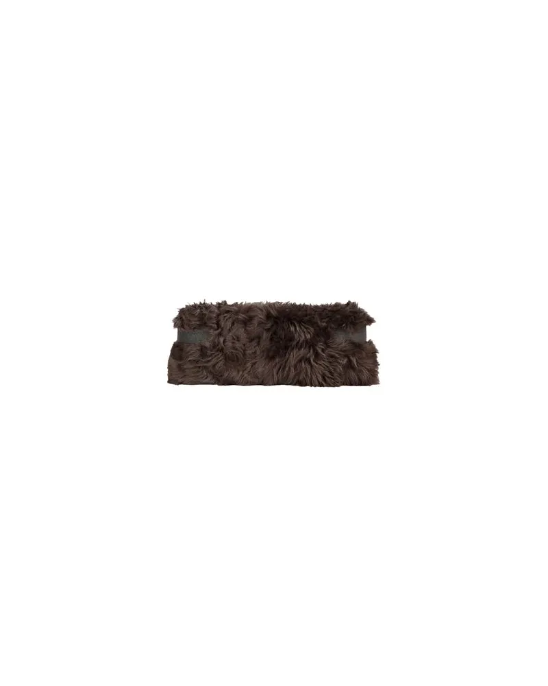 Brunello Cucinelli TASCHEN - Pochettenauf YOOX.COM Dunkelbraun