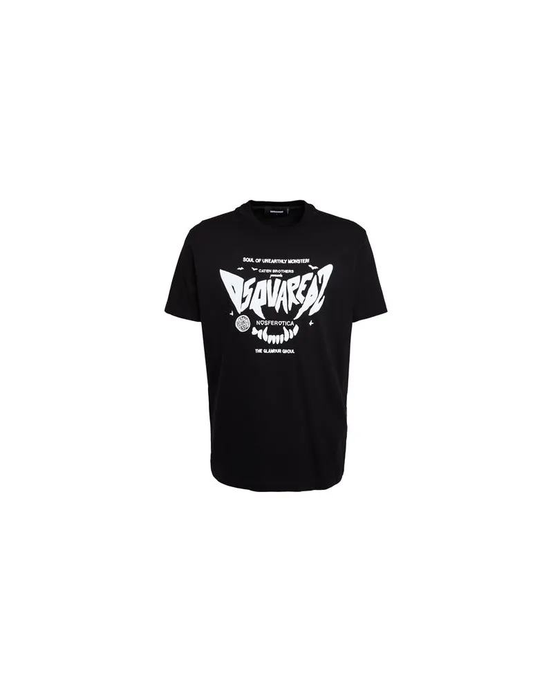 Dsquared2 TOPS - T-shirtsauf YOOX.COM Schwarz