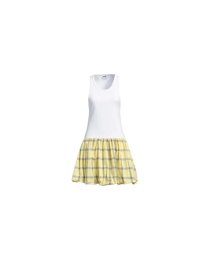 MSGM KLEIDER - Mini-Kleiderauf YOOX.COM Weiß