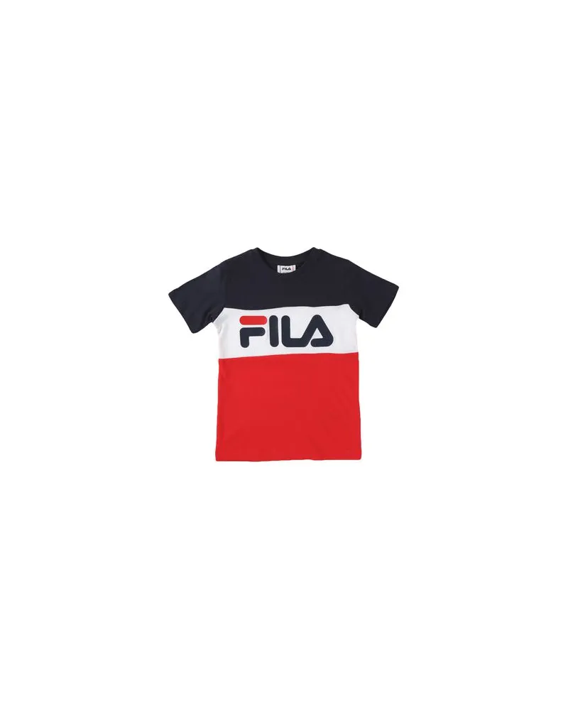 Fila CLASSIC DAY blocked tee   - TOPS - T-shirtsauf YOOX.COM Nachtblau