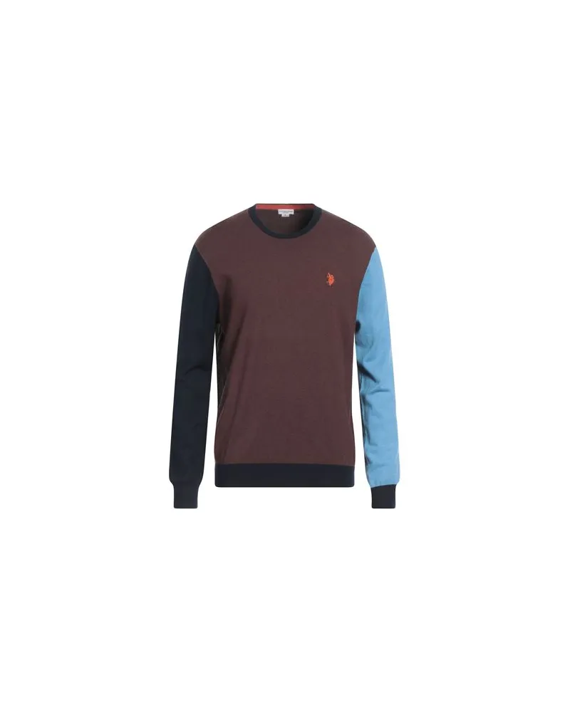 U.S. Polo Assn.  STRICKWAREN - Pulloverauf YOOX.COM Braun