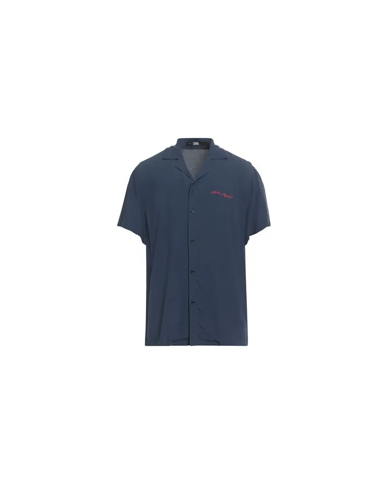 Karl Lagerfeld TOPS - Hemdenauf YOOX.COM Marineblau