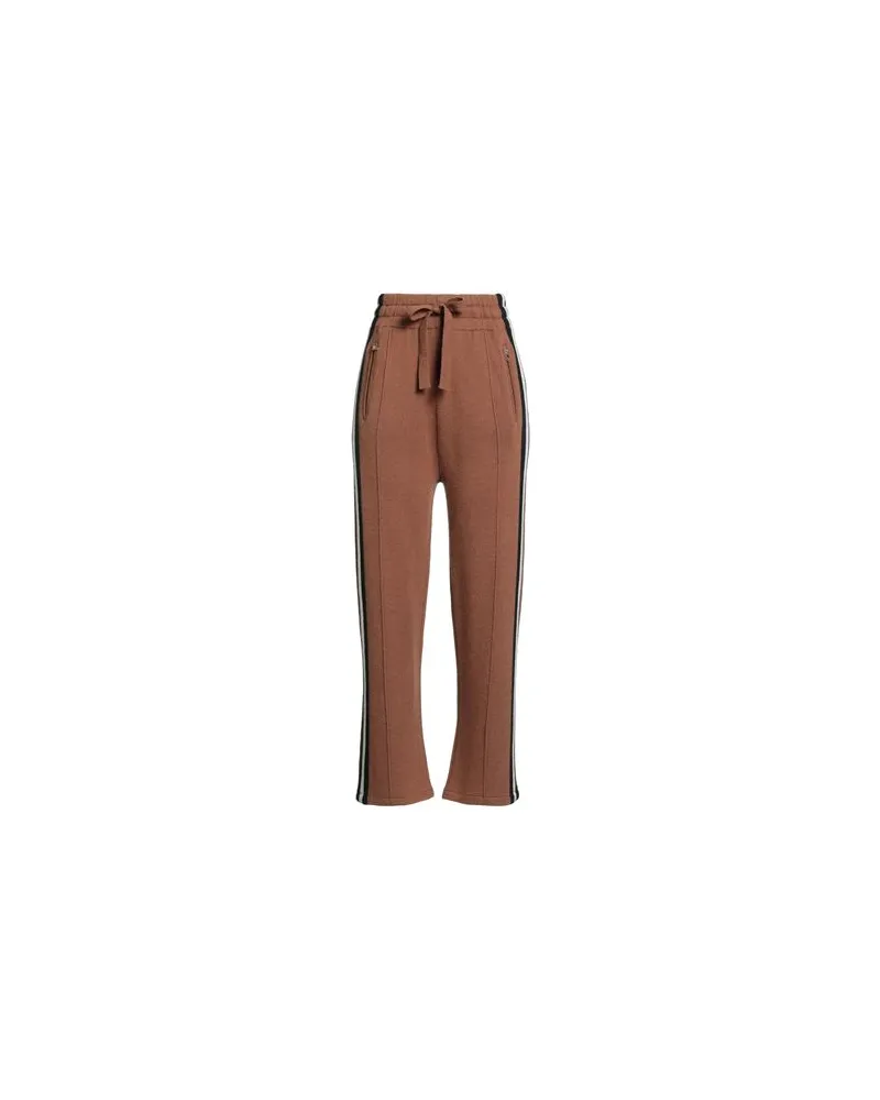 Emma & Gaia HOSEN & RÖCKE - Hosenauf YOOX.COM Braun