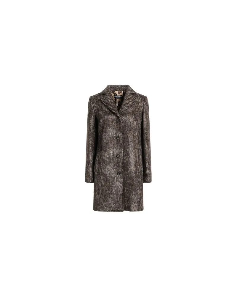Dolce & Gabbana JACKEN & MÄNTEL - Mäntelauf YOOX.COM Dunkelbraun