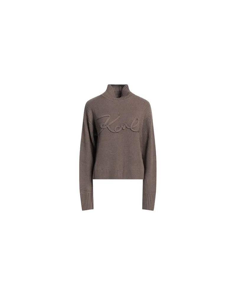 Karl Lagerfeld STRICKWAREN - Rollkragenpulloverauf YOOX.COM Khaki