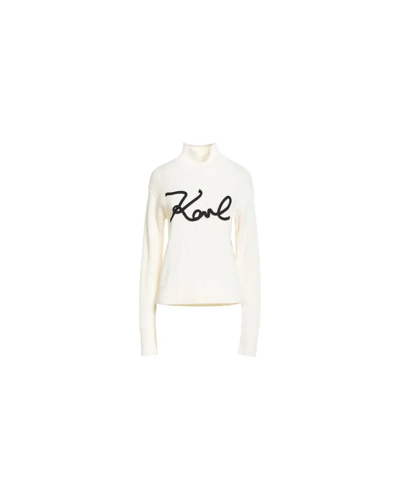 Karl Lagerfeld STRICKWAREN - Rollkragenpulloverauf YOOX.COM Weiß