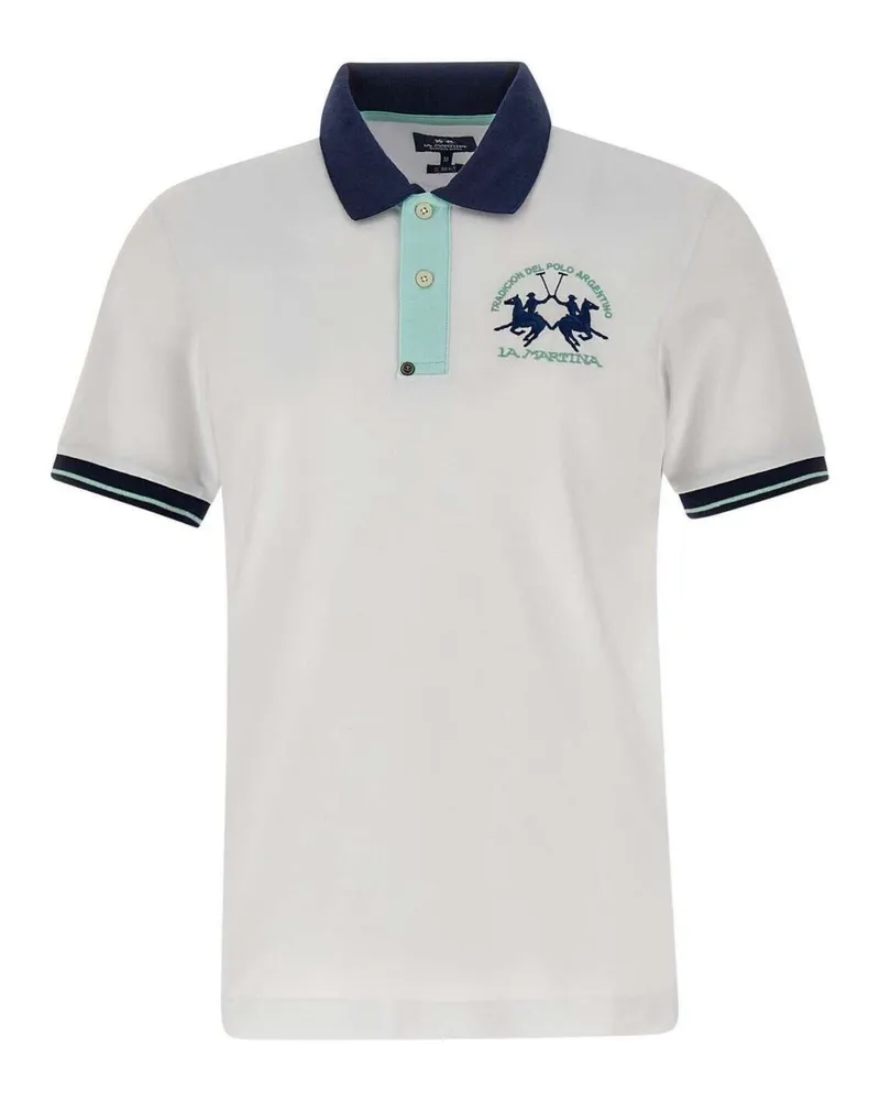 La Martina Poloshirt Weiß