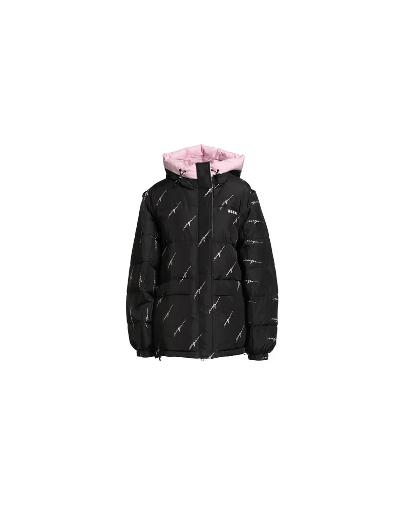 MSGM JACKEN & MÄNTEL - Pufferjacken & Daunenjackenauf YOOX.COM Schwarz