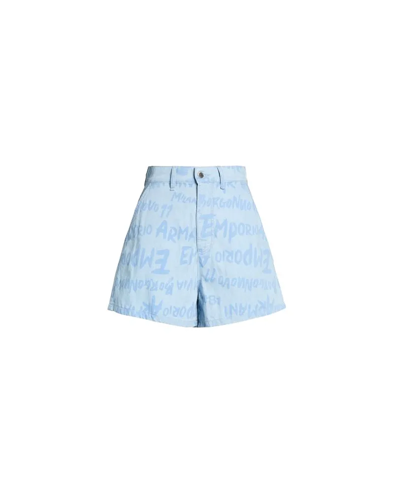 Emporio Armani HOSEN & RÖCKE - Jeansshortsauf YOOX.COM Blau