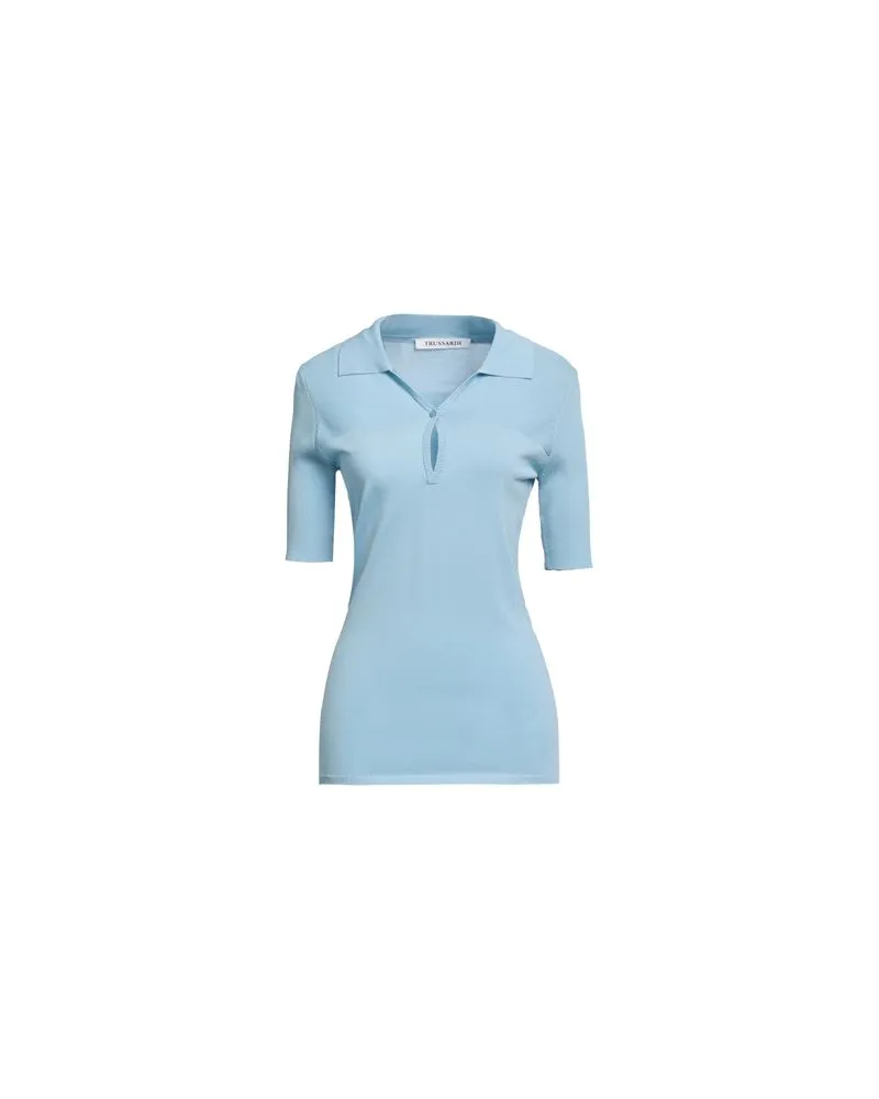 Trussardi STRICKWAREN - Pulloverauf YOOX.COM Himmelblau