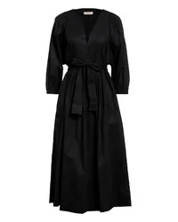 Twin-Set Midi-Kleid Schwarz