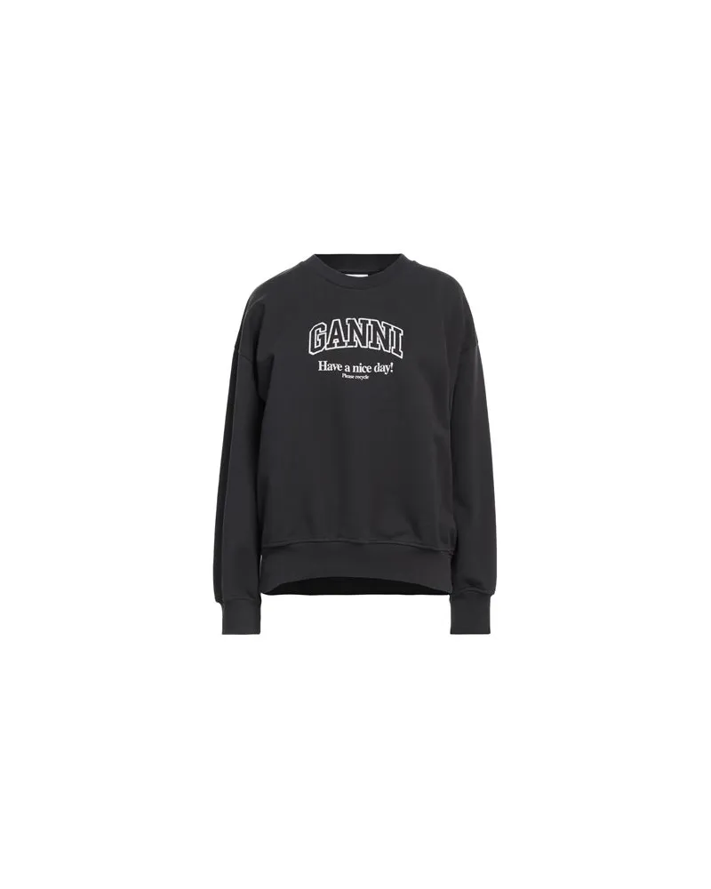 Ganni TOPS - Sweatshirtsauf YOOX.COM Braungrau