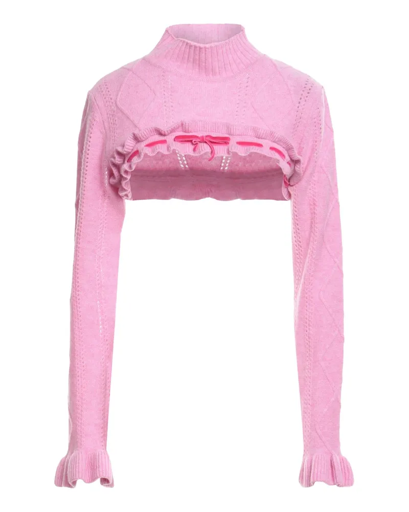 CORMIO Rollkragenpullover Rosa