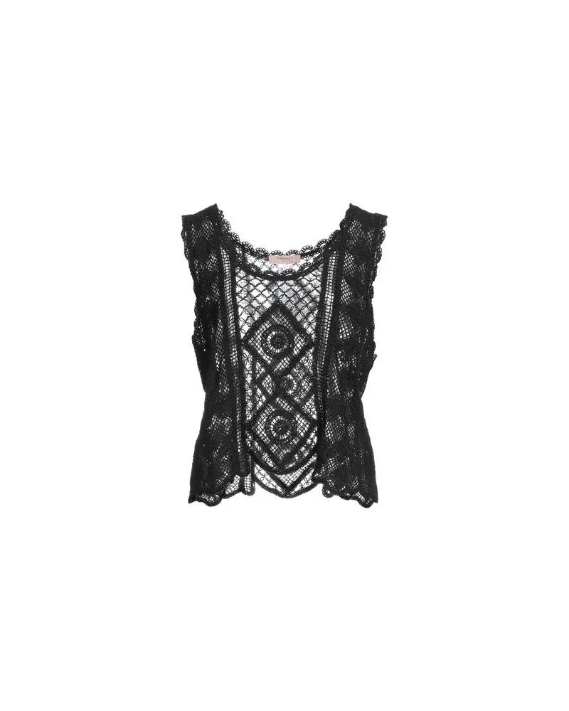 Twin-Set TOPS - Topsauf YOOX.COM Schwarz