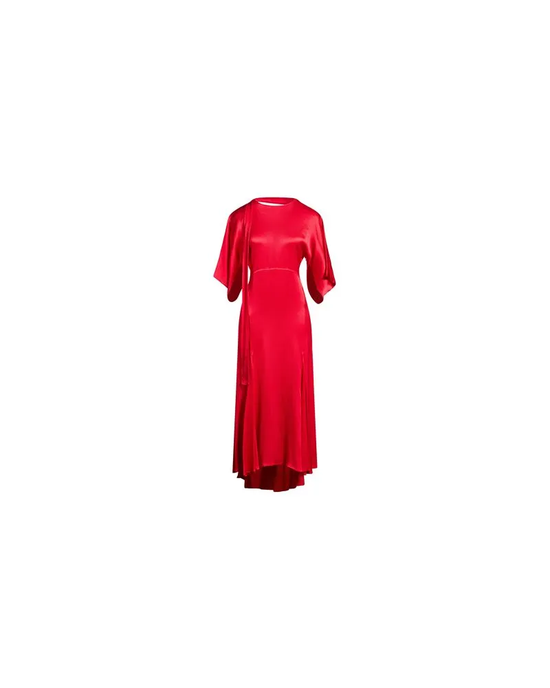 Semicouture KLEIDER - Midi-Kleiderauf YOOX.COM Rot