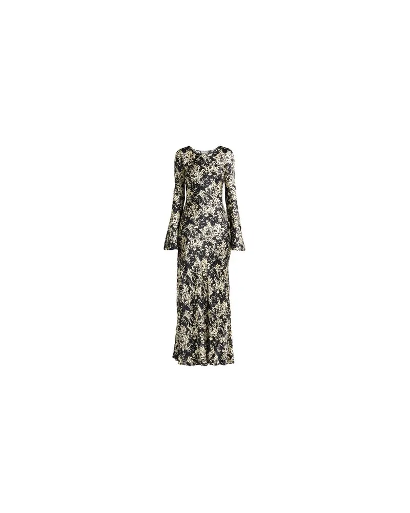 Ganni KLEIDER - Maxi-Kleiderauf YOOX.COM Schwarz