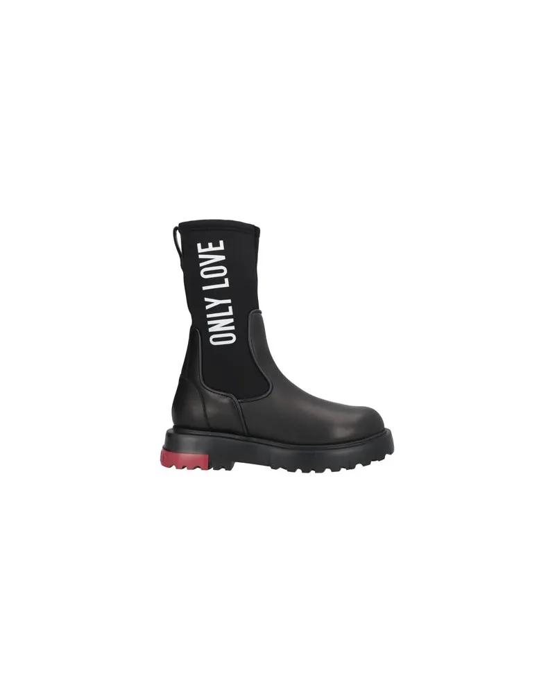 Moschino SCHUHE - Stiefelettenauf YOOX.COM Schwarz
