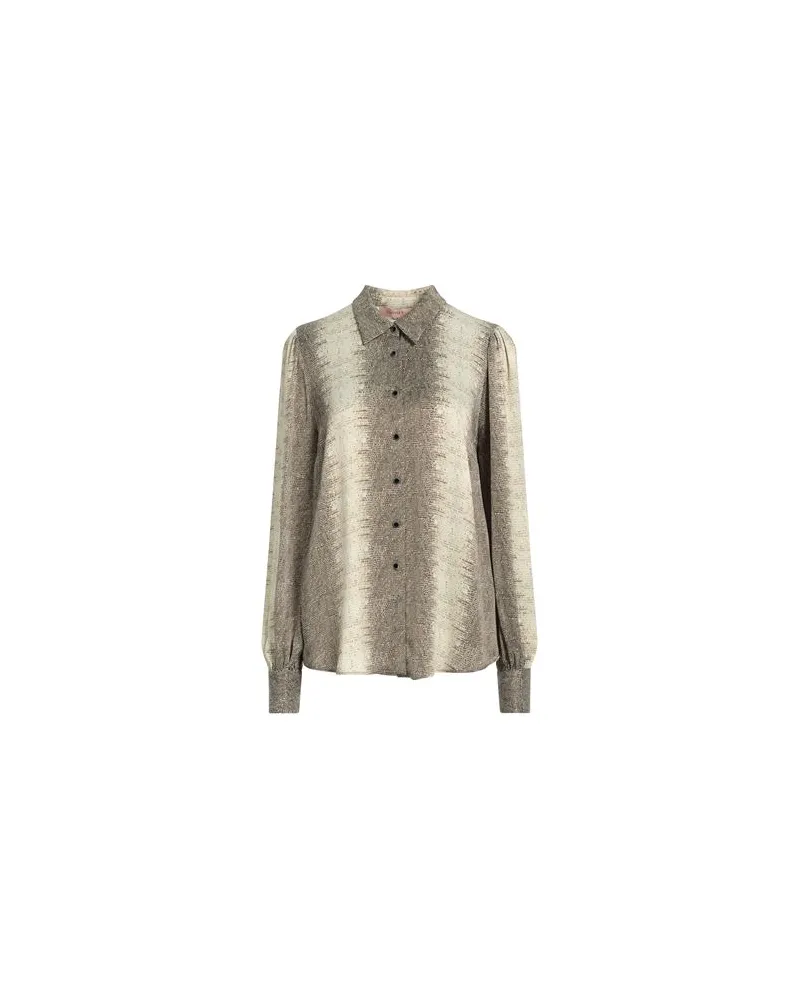 Twin-Set TOPS - Hemdenauf YOOX.COM Salbeigrün