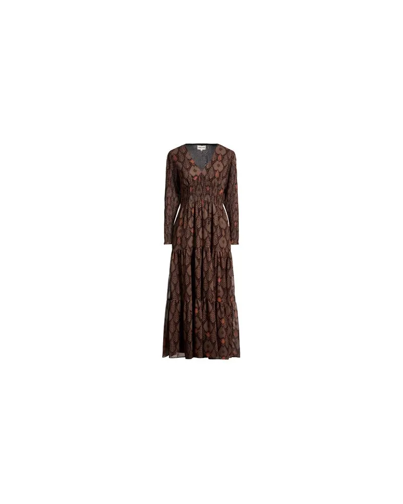 Antik Batik KLEIDER - Maxi-Kleiderauf YOOX.COM Militärgrün