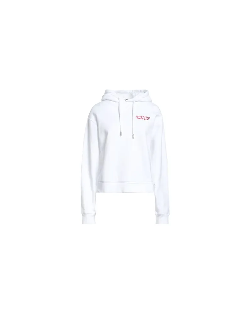 Dsquared2 TOPS - Sweatshirtsauf YOOX.COM Weiß